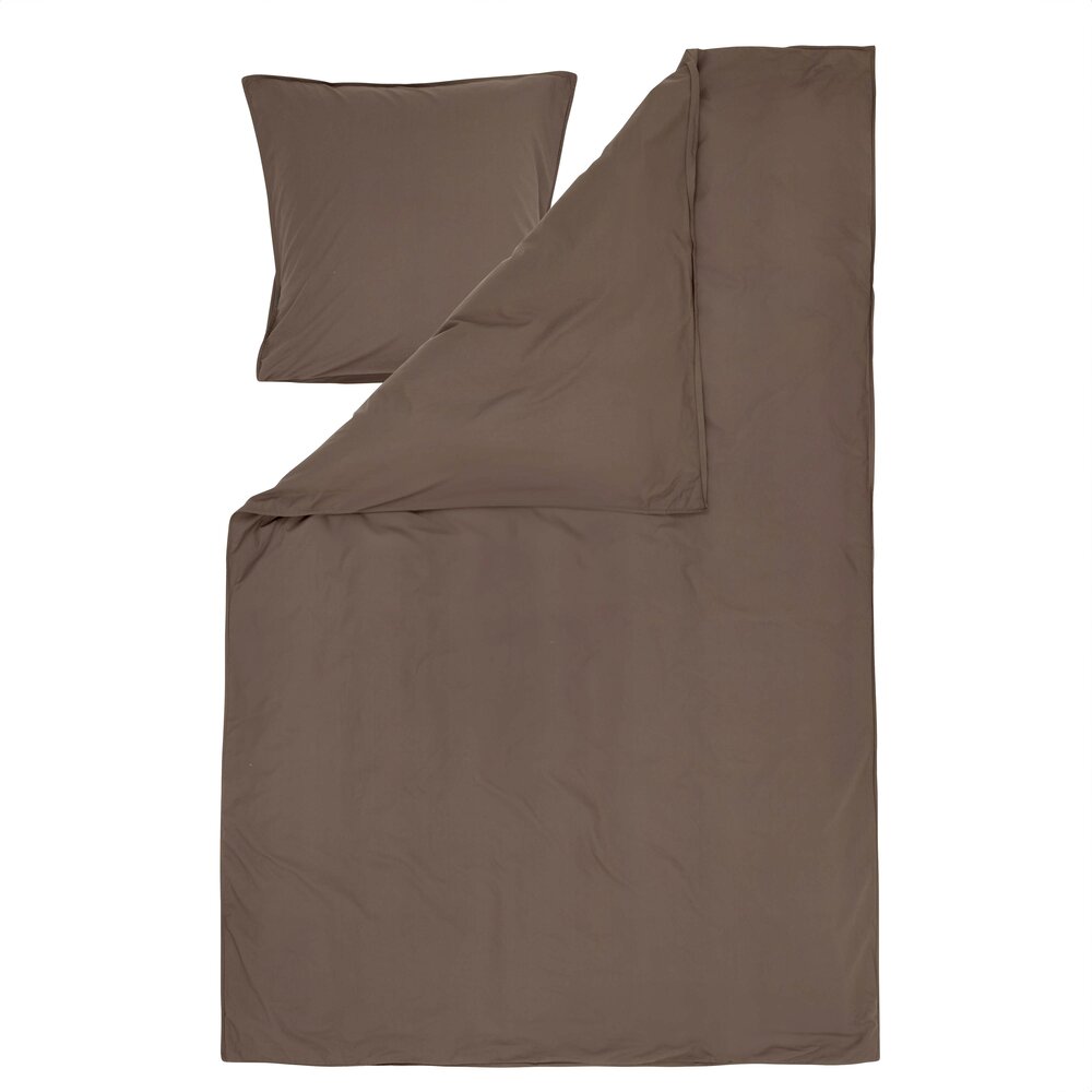 Curly Percale sengesæt - brun